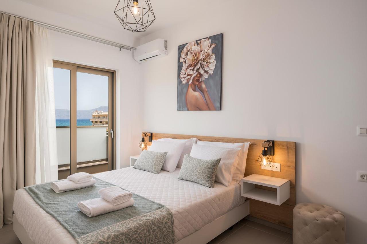 Indigo Blue Seaside Deluxe Apartments Kíssamos Esterno foto