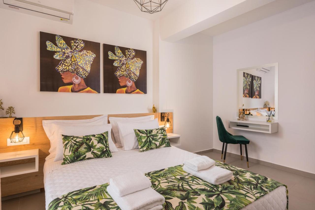 Indigo Blue Seaside Deluxe Apartments Kíssamos Esterno foto